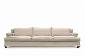 Lema 3-х местный тканевый диван на колесиках Aberdeen