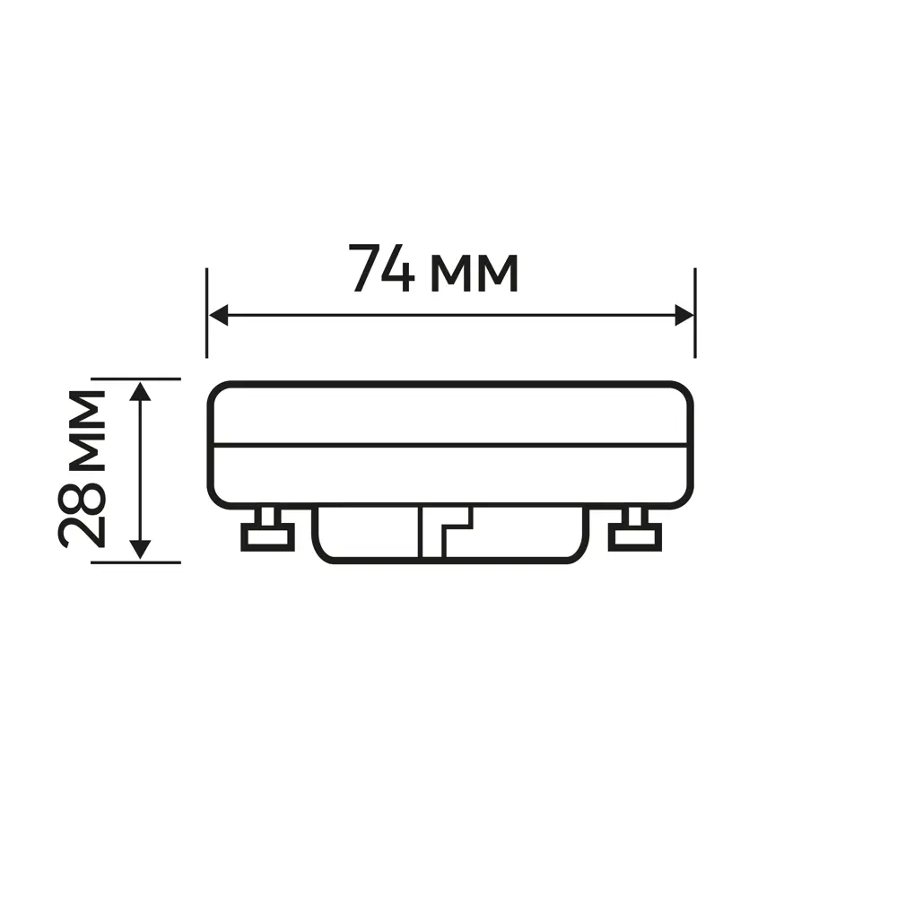 Лампочка светодиодная GX53 6 Вт теплый белый свет 89445864 STLM-2022498 Santreyd  - Вид №6