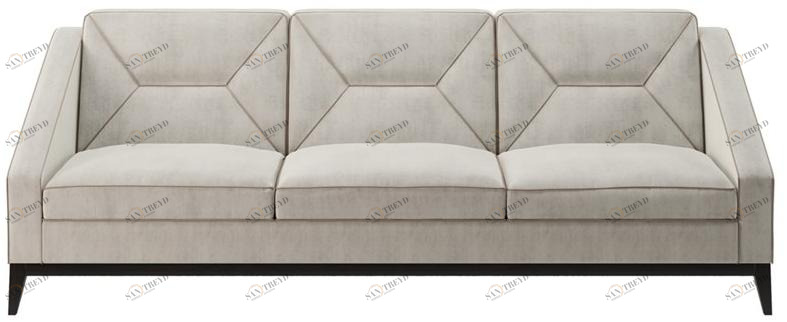 FRATO 3-х местный бархатный диван  Fup220009aag 