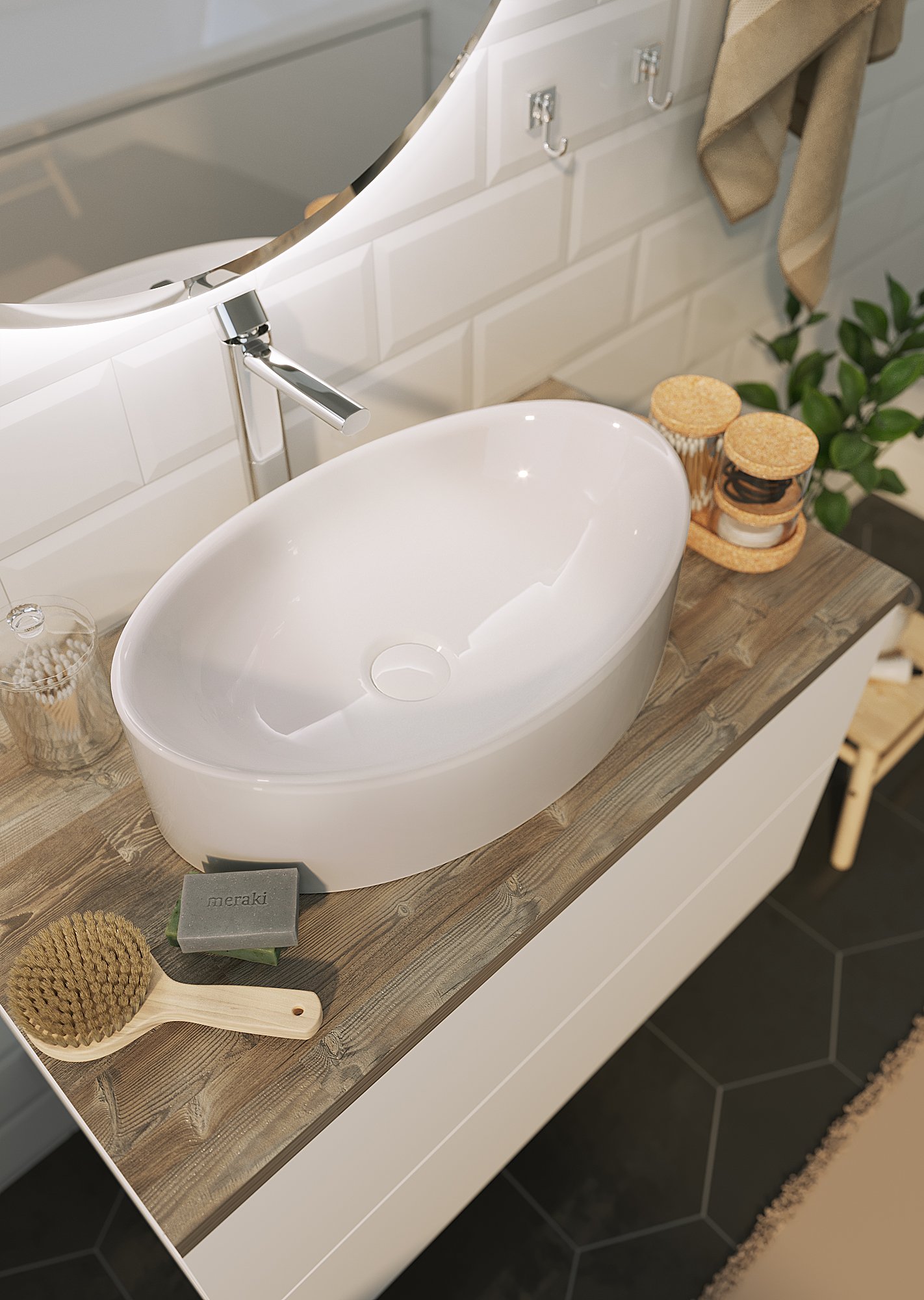 Раковина Roll 53 Polytitan 1 Marka У98808 - Вид №1