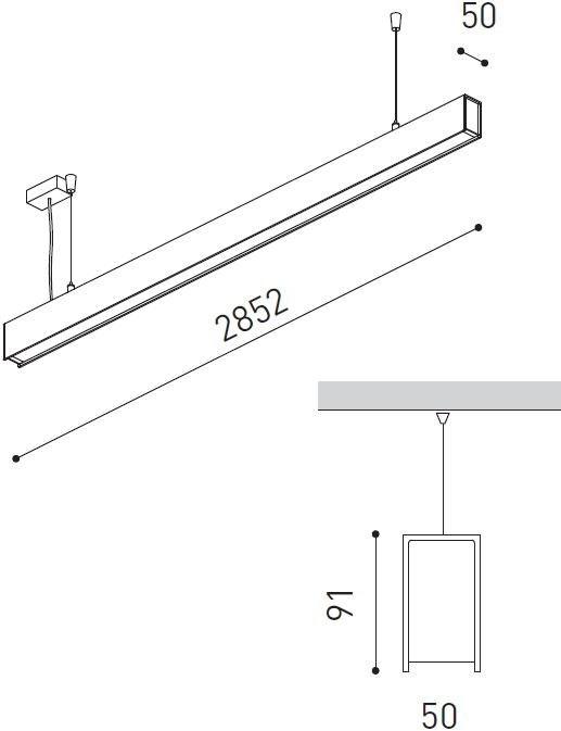 Arkoslight Светодиодный подвесной светильник из алюминия Fifty suspension sun-id-1400634 - Вид №30