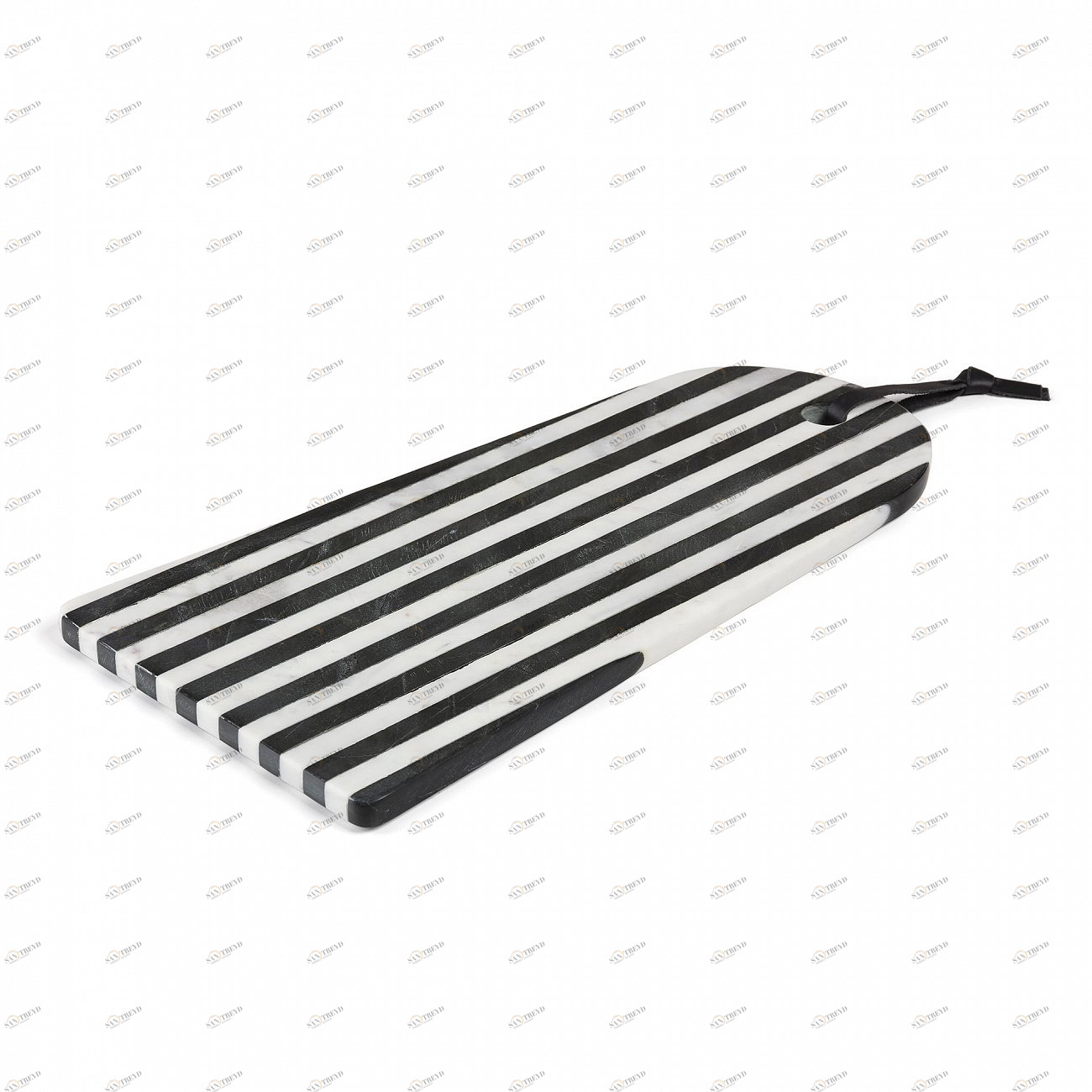 Доска разделочная мраморная черно-белая 40,5х20 см Bergman от La Forma LA FORMA BERGMAN 344427 Разноцветный 