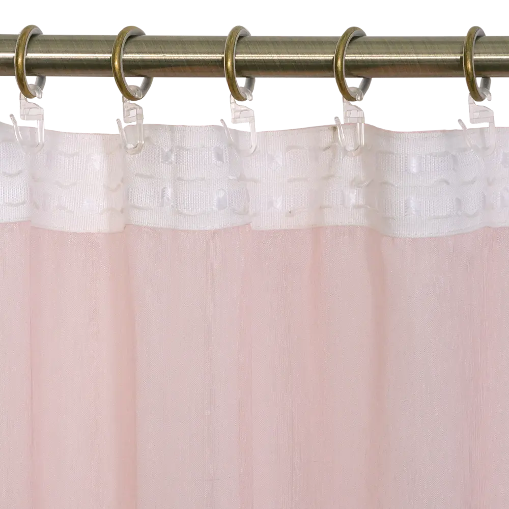 Тюль на ленте «Таити» 300х260 см цвет розовый антик INSPIRE STLM-2002753 - Вид №5