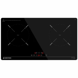 91542874 Индукционная варочная панель Meferi MIH602BK POWER 63 см 2 конфорки цвет черный STLM-1374478