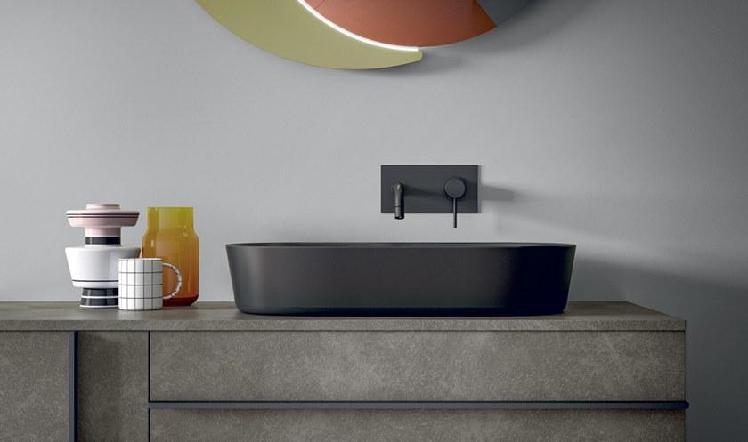 Birex Тумба под умывальник одинарная настенная, лакированная Sidéro sun-id-1378491 - Вид №3