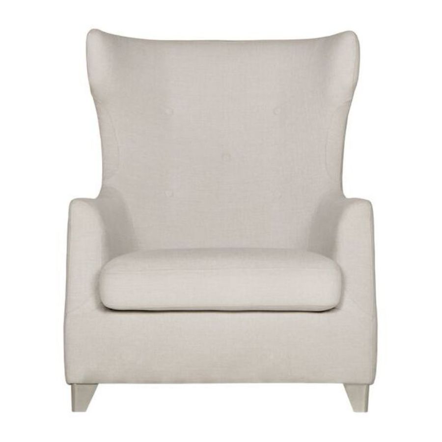 Кресло Rose, молочное, обивка Yeti Sits S1601 - Вид №1