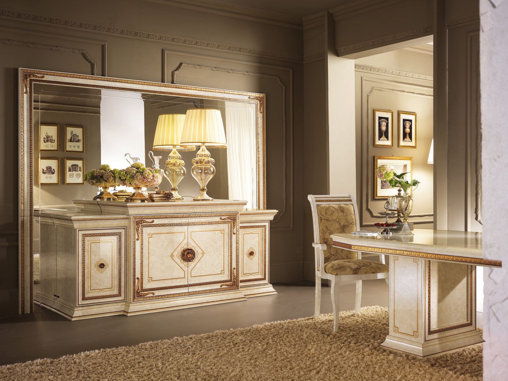 Мягкий стул с подлокотниками Arredoclassic Леонардо ARCH-00130068 - Вид №2