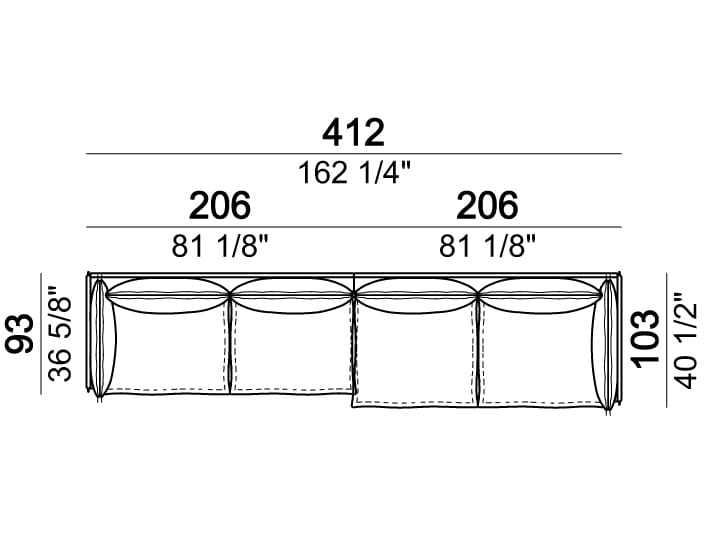 Кожаный модульный диван Arketipo Auto-Reverse ARCH-00031284 - Вид №24