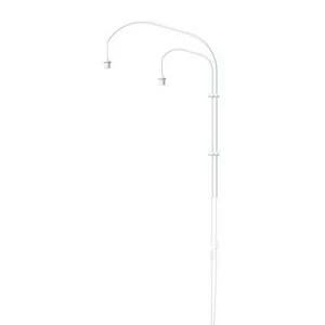 Кронштейн настенный double white (Д-77,7, В-123 см) D1,5 текстильный провод с вилкой