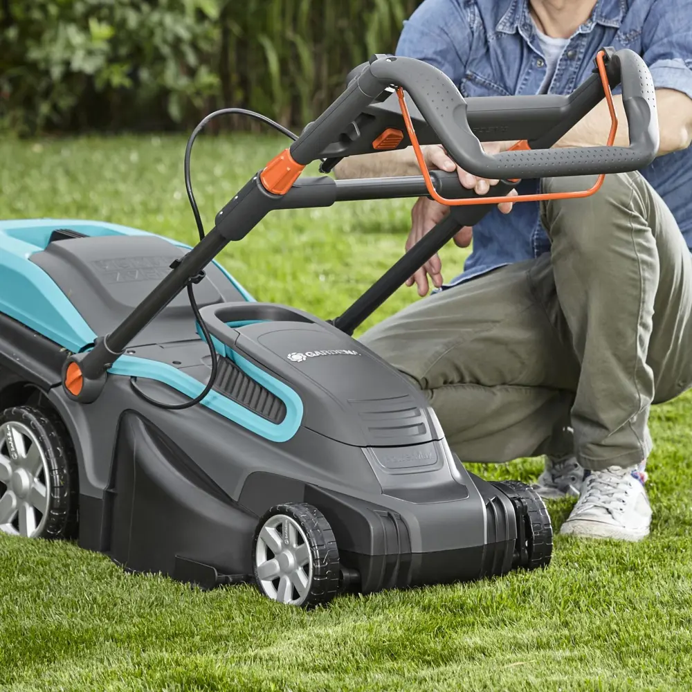 Газонокосилка электрическая Gardena PowerMax 1600/37 1600 Вт 37 см 14477459 STLM-2077132  - Вид №7