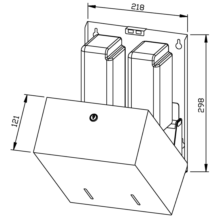 728725 Комбинированное мыло/лосьон (сенсор) WP585e WAGNER_EWAR A-LINE Wagner Ewar  - Вид №1