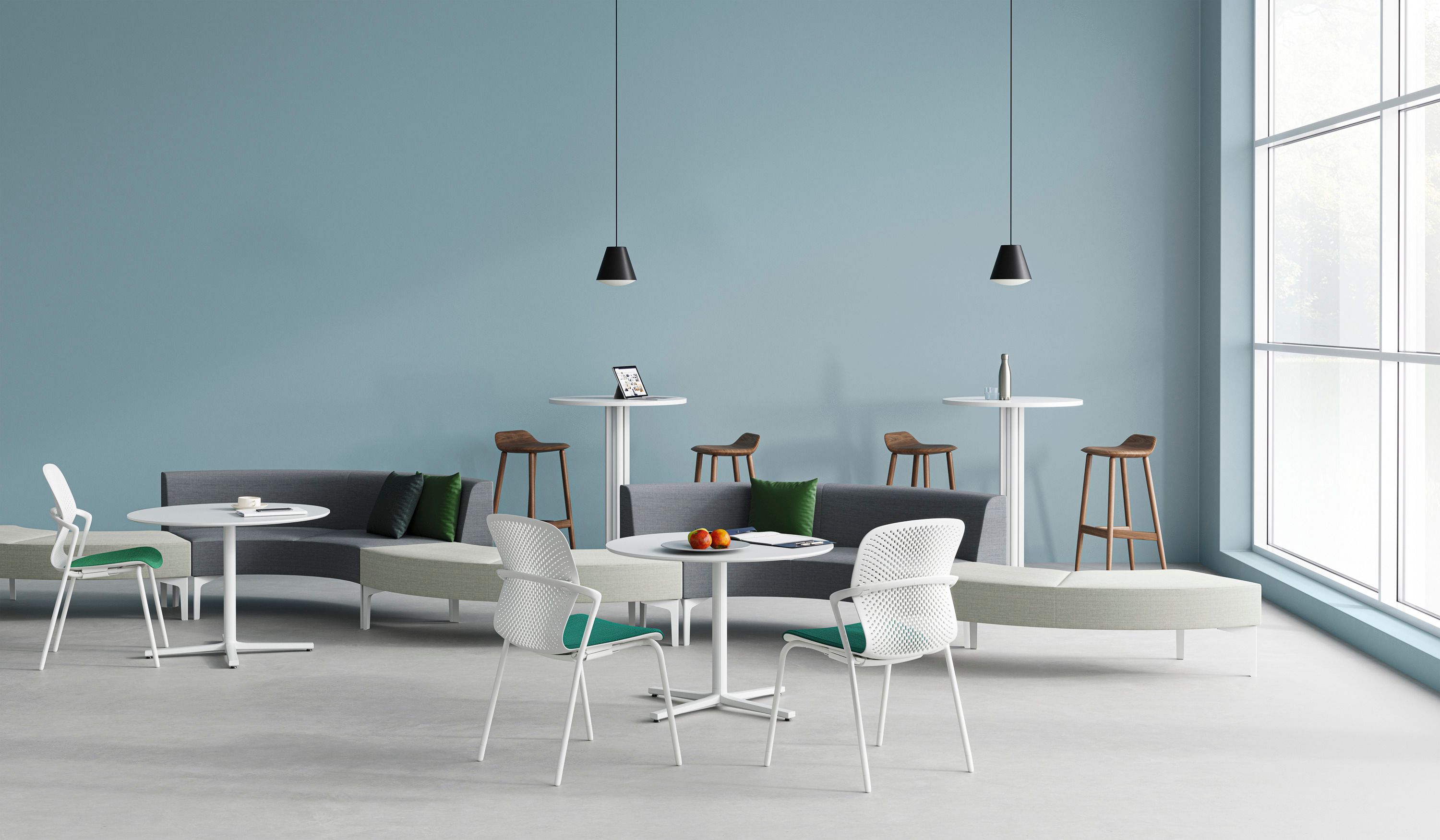 Высокий деревянный барный стул Herman Miller Crosshatch ARCH-00038966 - Вид №9