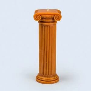 Свеча Hestia Colum, оранжевая