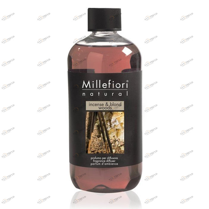Рефил 500мл"Благовония и белое дерево" Incense & blond woods MILLEFIORI MILANO БЛАГОВОНИЯ 267442 Коричневый 