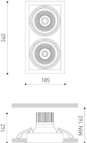 Arkoslight Прямоугольный светодиодный прожектор Hubble sun-id-1507402 - Вид №15