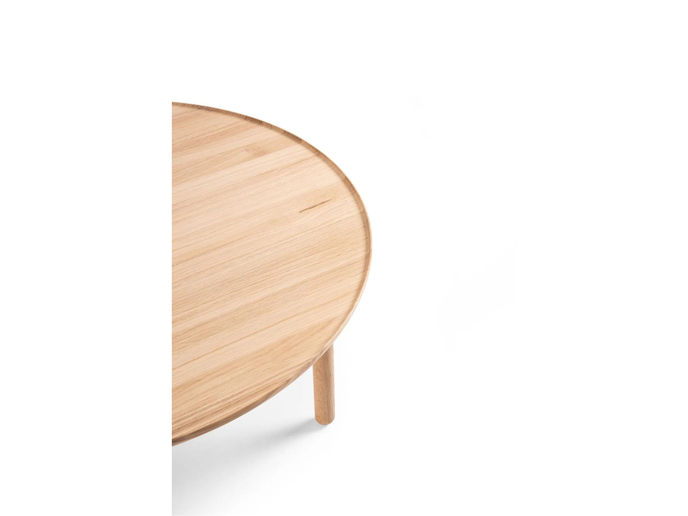 Круглый журнальный столик из дуба Gazzda Mu ARCH-00056725 - Вид №4