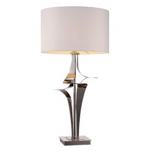 Настольная лампа Large Aurora от RVAstley 5051 RVASTLEY ИНТЕРЬЕРНЫЕ 061746 Белый;хром