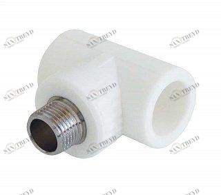 Тройник KALDE переходной НР D32х1"х32 полипропиленовый белый 3222TMO321032