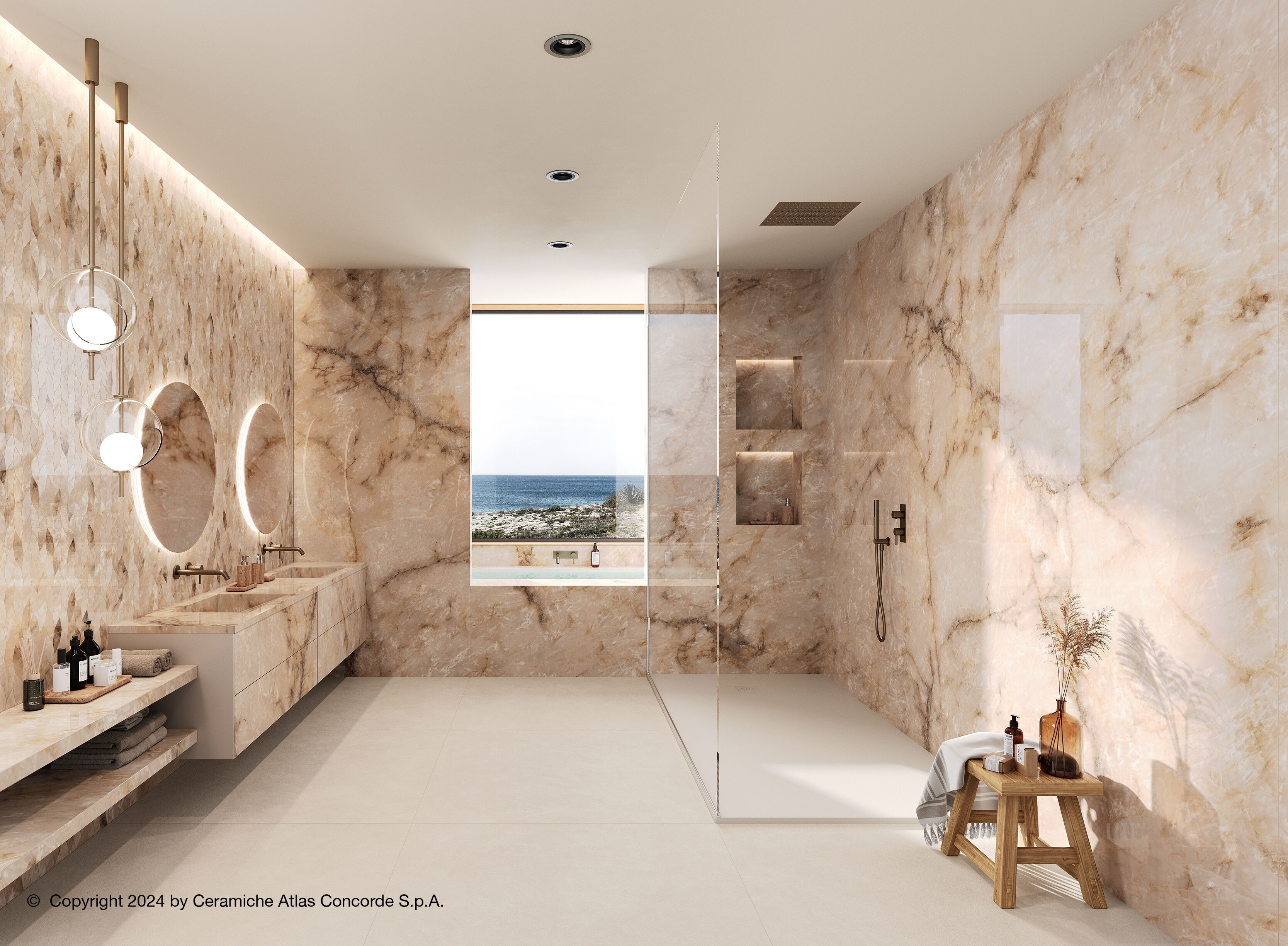 Керамогранит с мраморным эффектом Atlas Concorde Marvel Diva ARCH-00066015 - Вид №40