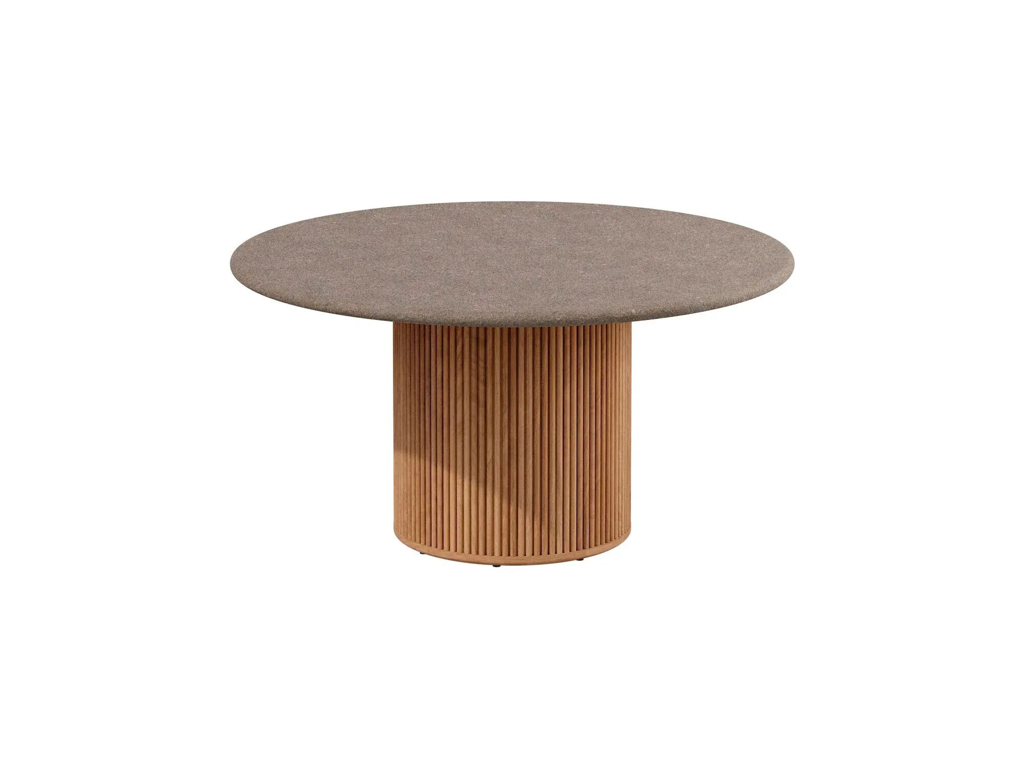 Круглый стол из тикового дерева TRIBÙ восемь ARCH-00147824 - Вид №1