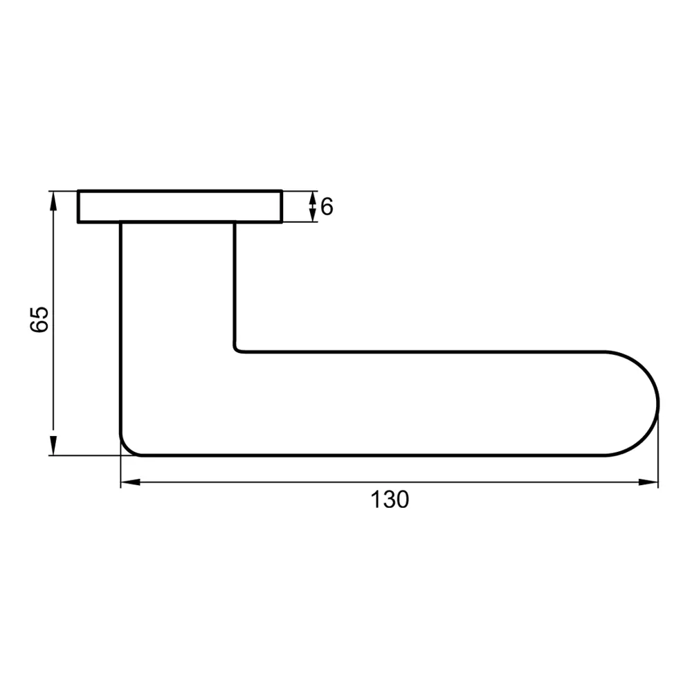 PUERTO Ристретто Slim - дверная ручка для погребов и люков 86407845 STLM-0068752 - Вид №4