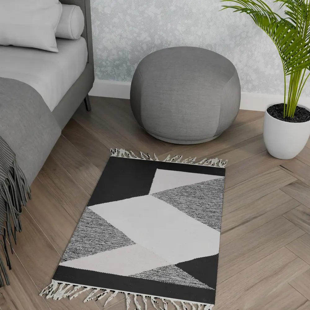 Коврик Inspire декоративный хлопок JAVARY 60x100 см цвет розовый 85077895 STLM-2069923 