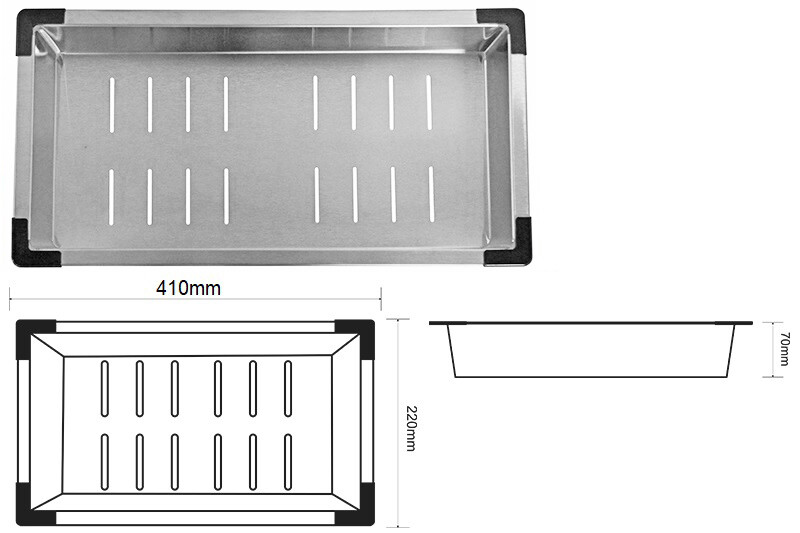 Коландер ZorG Master ZM 03, сталь