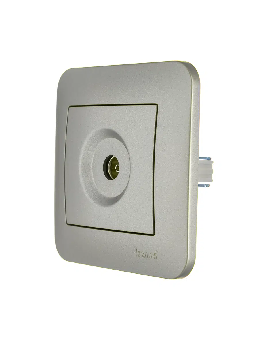 ASTI Розетка ТВ проходная платина LEZARD 7081-3535-129 - Вид №3