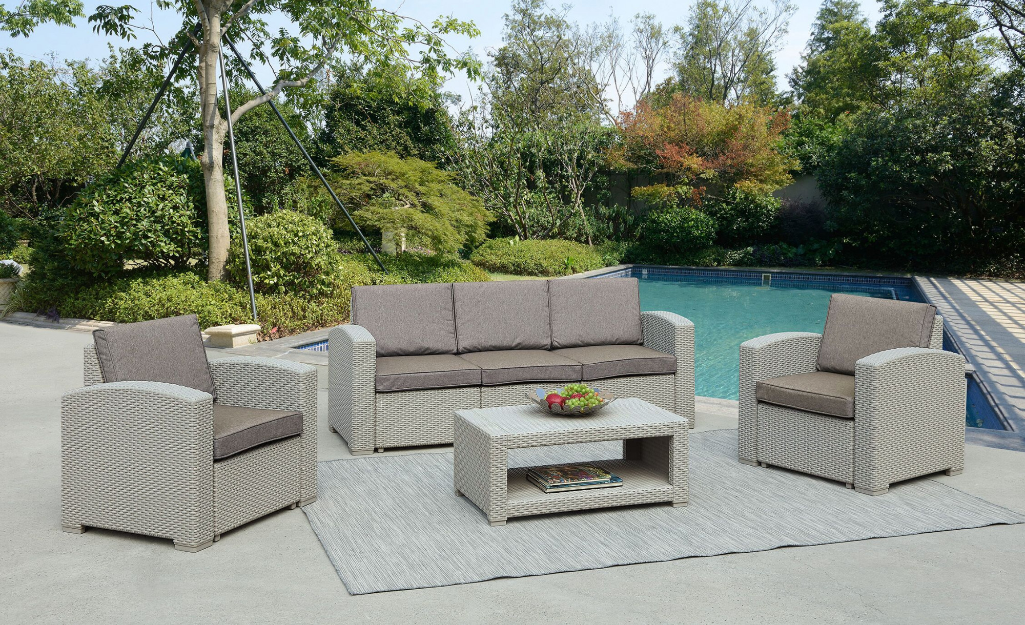 AFM-3017G Light grey Комплект для отдыха Afina 