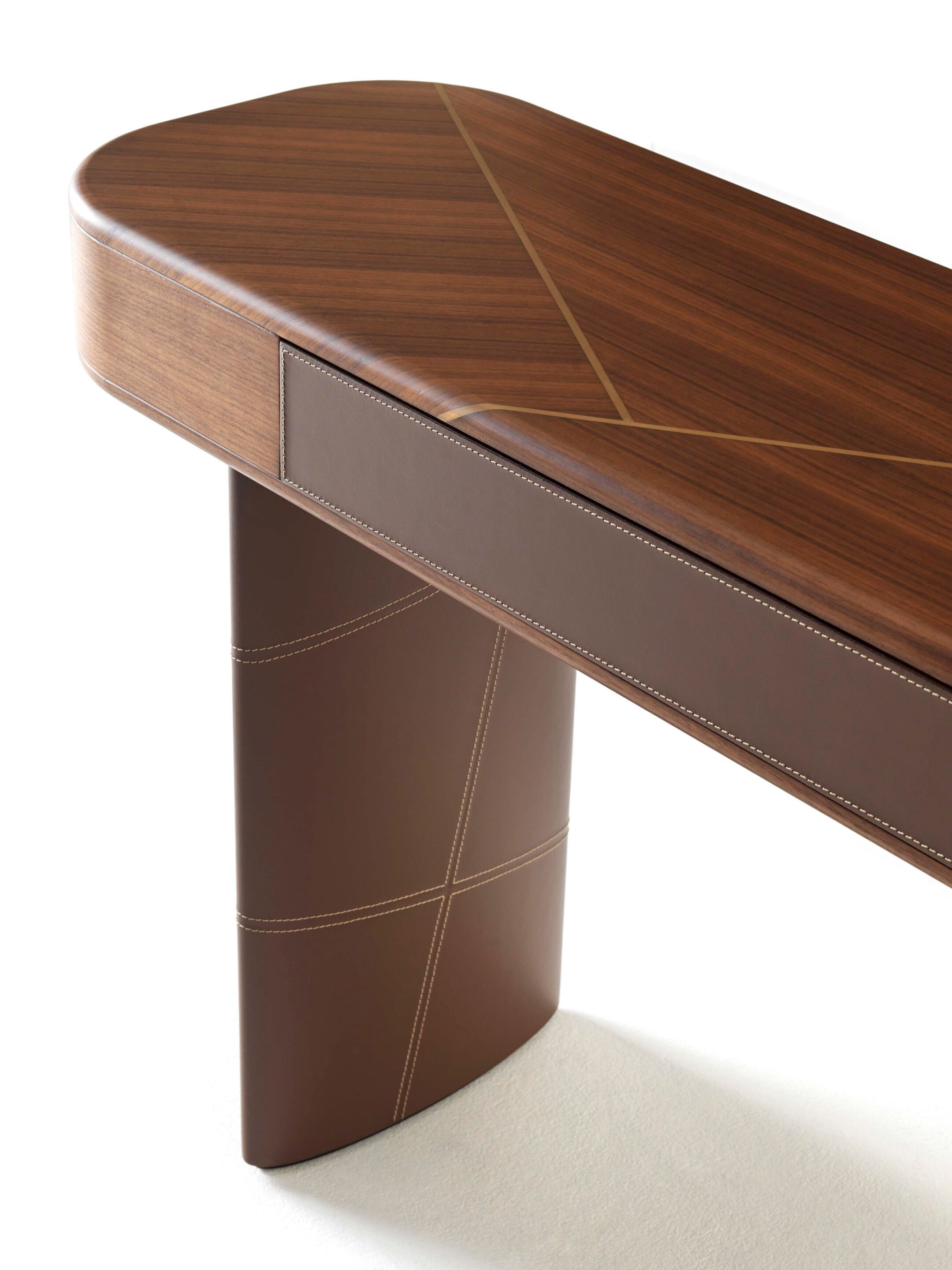 Консольный стол с ореховым верхом Canaletto и ящиком CEPPI коллекция 2024 ARCH-00068432 - Вид №1