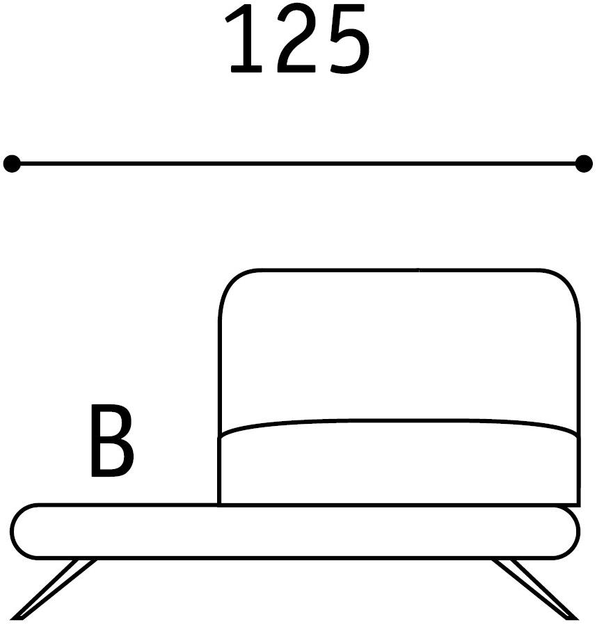 Febal Casa 3-х местный тканевый диван с подголовником Scena sun-id-1397588 - Вид №18