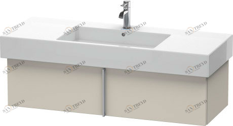 VE611509191 Vero Тумбочка подвесная Серо-коричневый декор Duravit