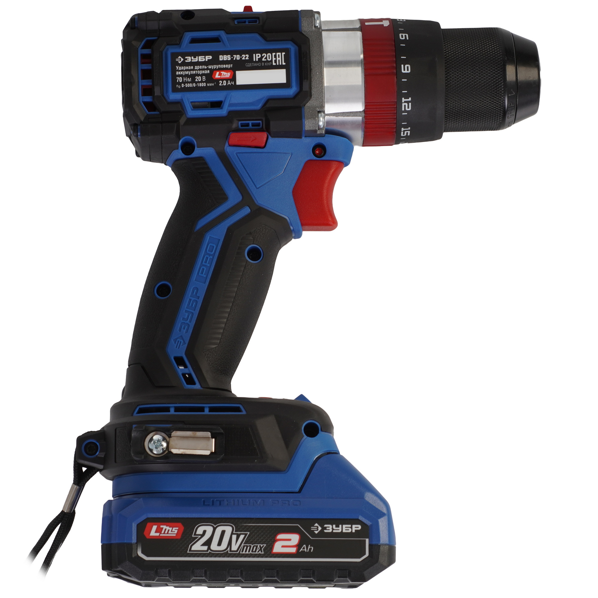 Дрель-шуруповерт Зубр DBS-70-22 9281343 STDN-0006367 - Вид №2