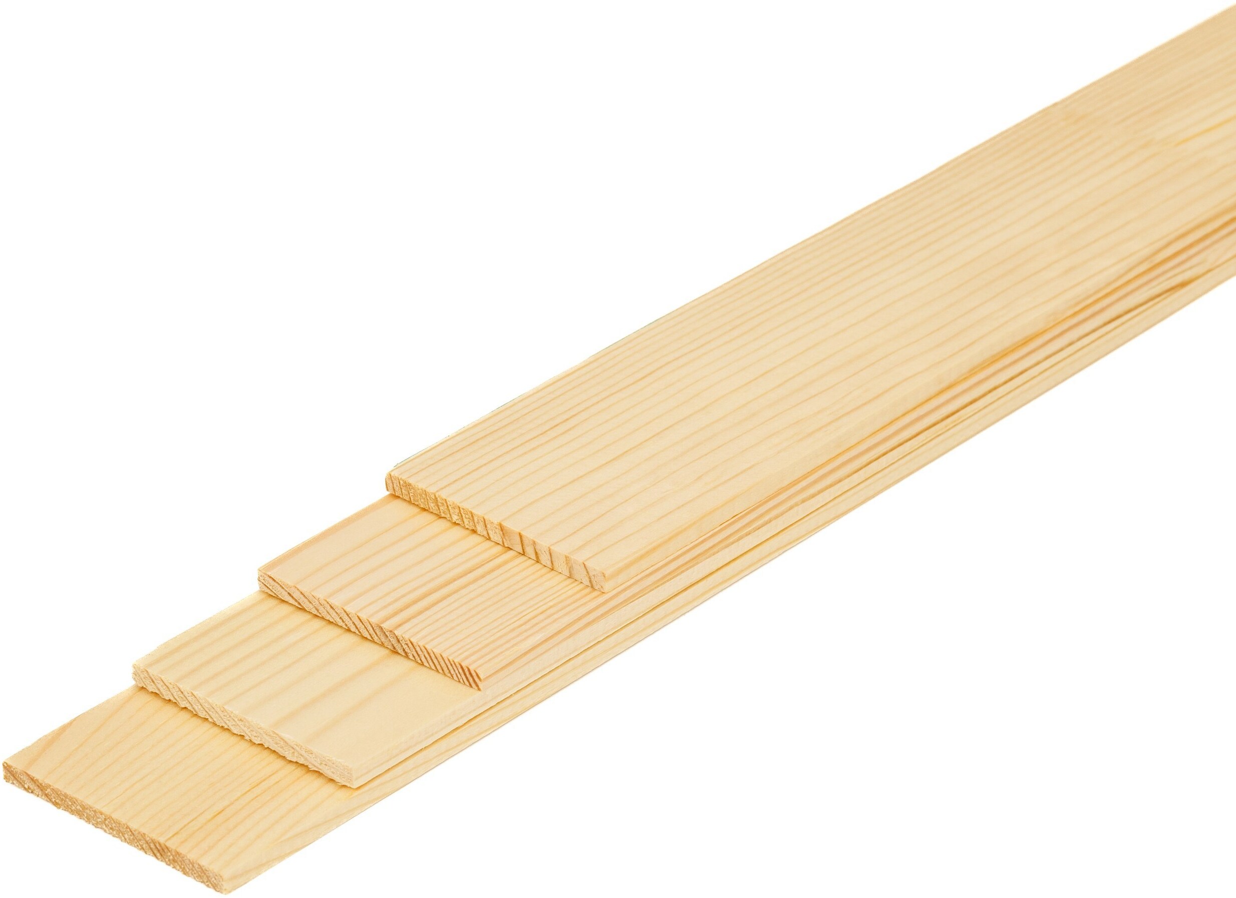 91038328 Рейка Timber&style строганый сращенный 5х60х2200мм сосна сорт Экстра 4шт STLM-0452481 Santreyd