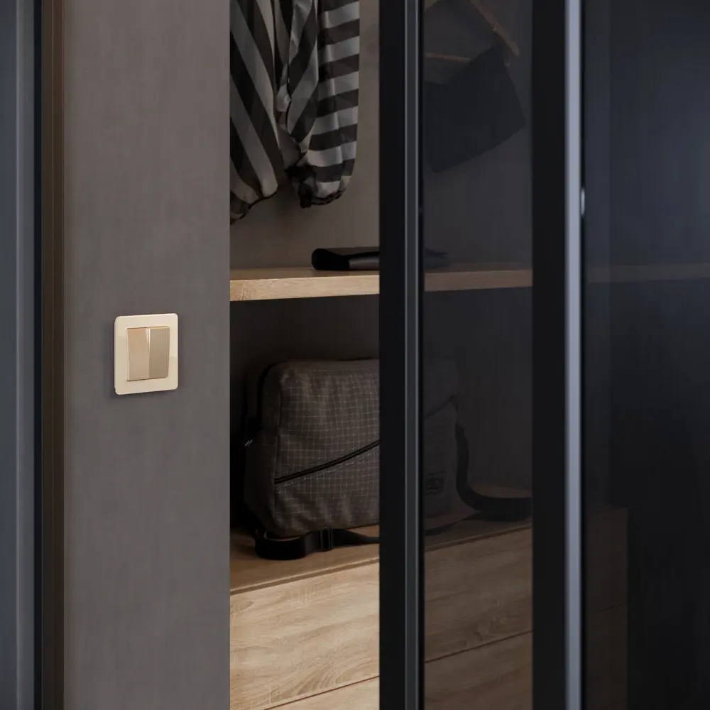 Рамка для розеток WERKEL Acrylic Ivory — парящий акрил в интерьере 86884244 STLM-0072324 - Вид №4