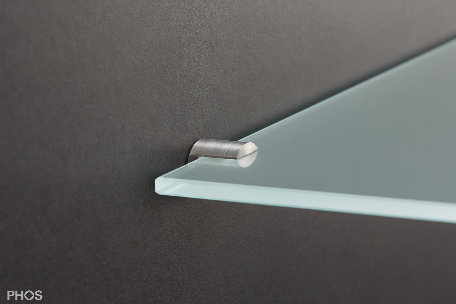 GTE18-25 Полкодержатели стеклянные для полок толщиной 6 мм. PHOS 