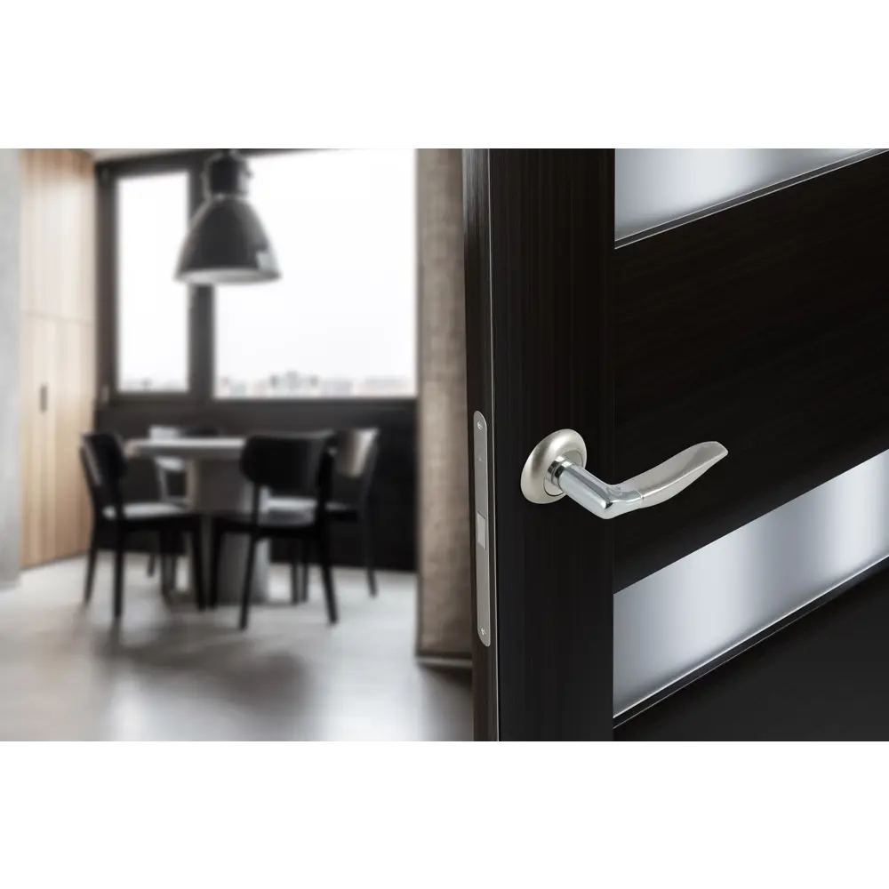 EDSON Дверные ручки для межкомнатных дверей в стиле никель 85168551 STLM-0059338 - Вид №10