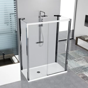 Душевой уголок 155x95 KUADRA 2P+F+F Novellini KUADRA