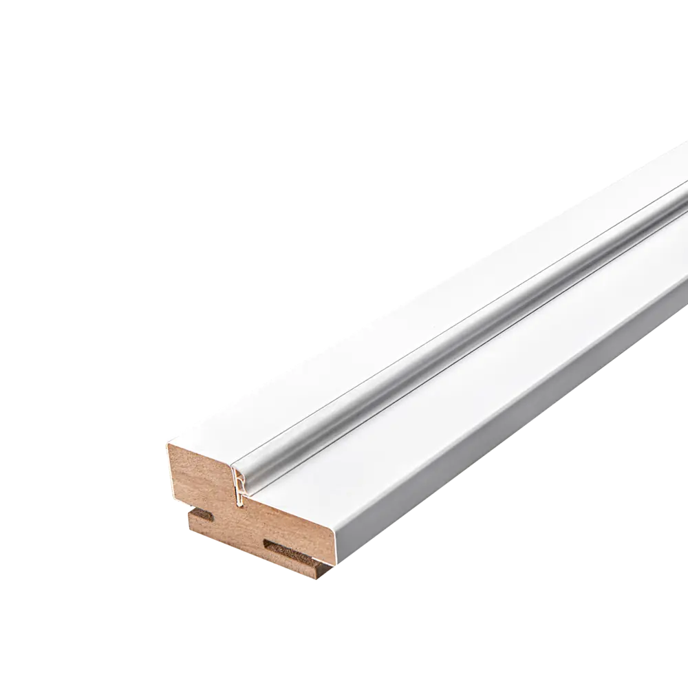 Комплект дверной коробки Богема 2070x70x32 мм Hardflex цвет белый PORTIKA STLM-2102136