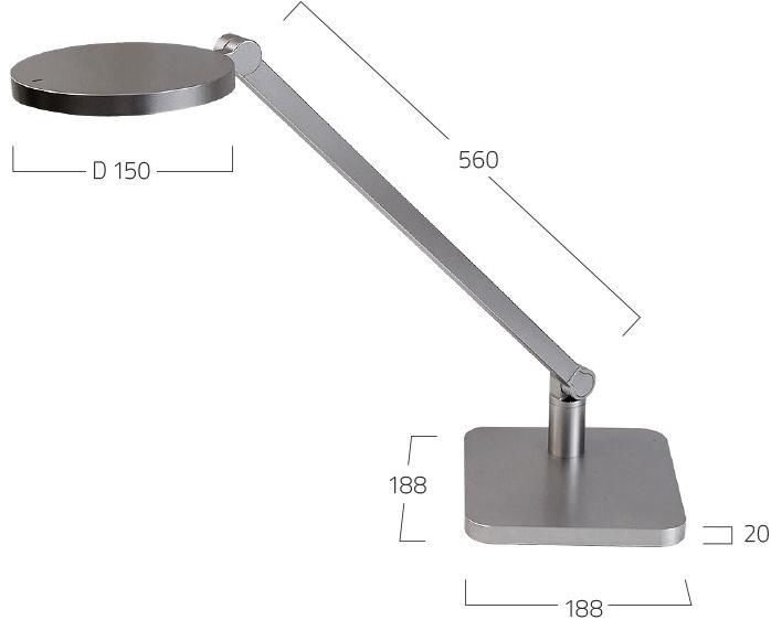 Lightnet Настольная лампа регулируемая Lucille sun-id-1507654 - Вид №1