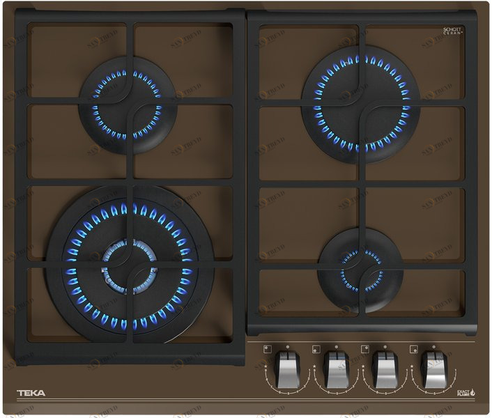 1266288 Варочная панель Teka GZC 64320 XBN LONDON BRICK BROWN Италия 