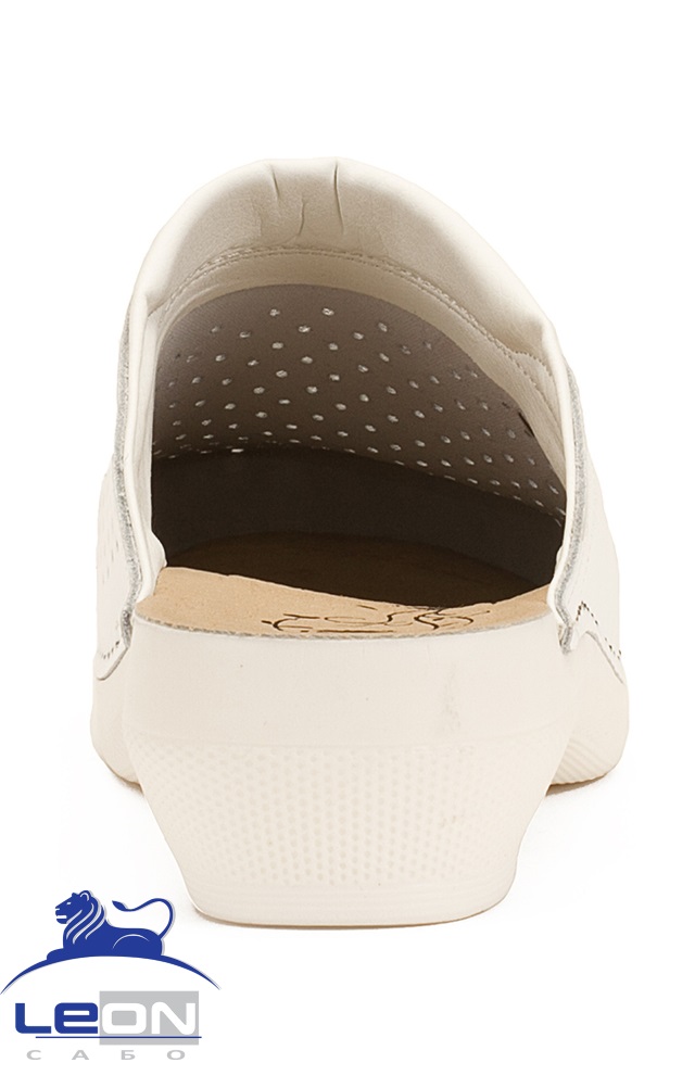 62032 Сабо "Leon LIGHT" женские белые LEON  Сабо и сланцы размер 39  - Вид №4