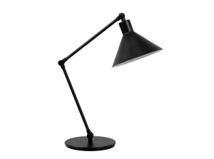 Регулируемая металлическая настольная лампа с гибким кронштейном