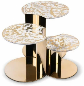 Visionnaire Круглый журнальный столик из стали