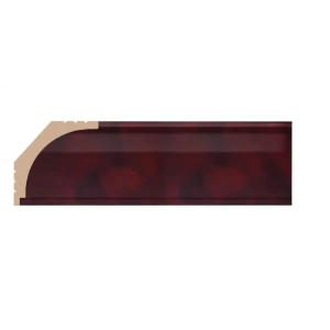 91287002 Плинтус потолочный Decomaster D109-62 полистирол, красный, 43x43x2000 мм STLM-0826469