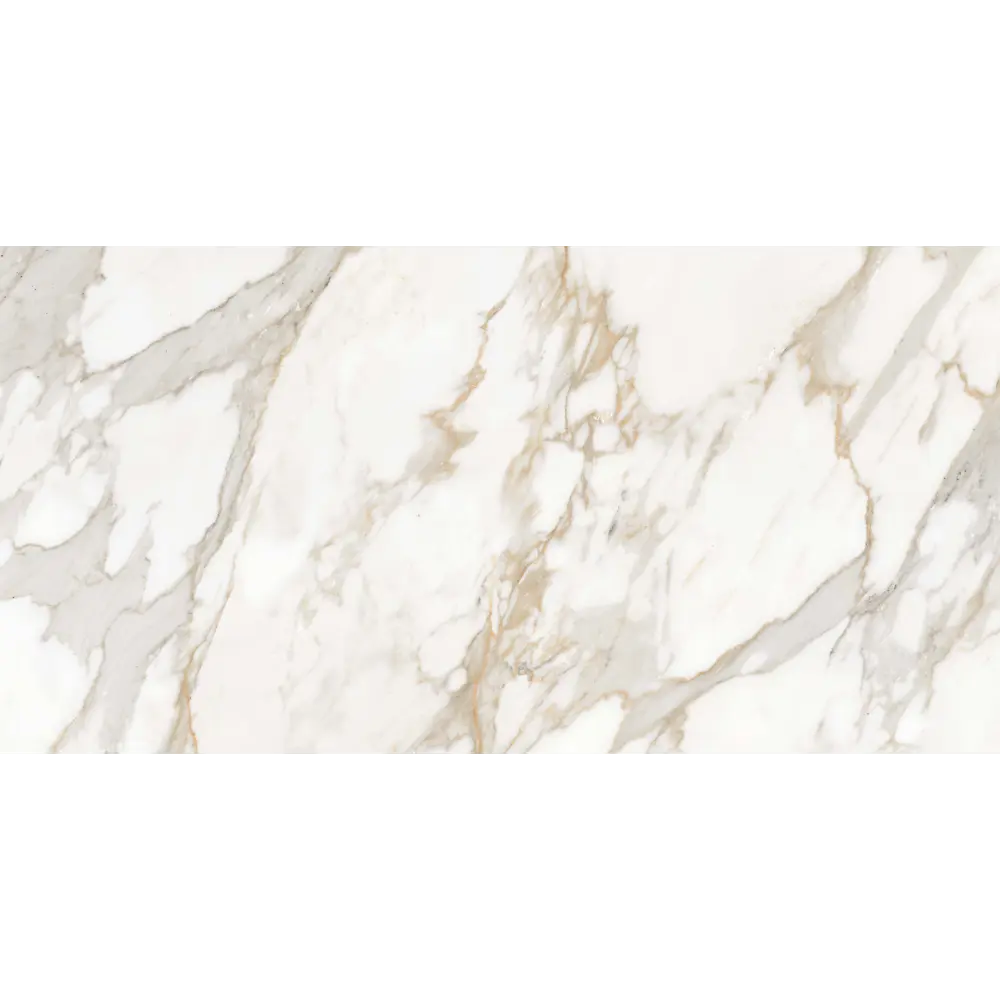 Керамогранит Arcadia Ceramica Calacatta Oro 60x120 см 1.44 м² глянцевый цвет белый 86386327 STLM-2013416 - Вид №1