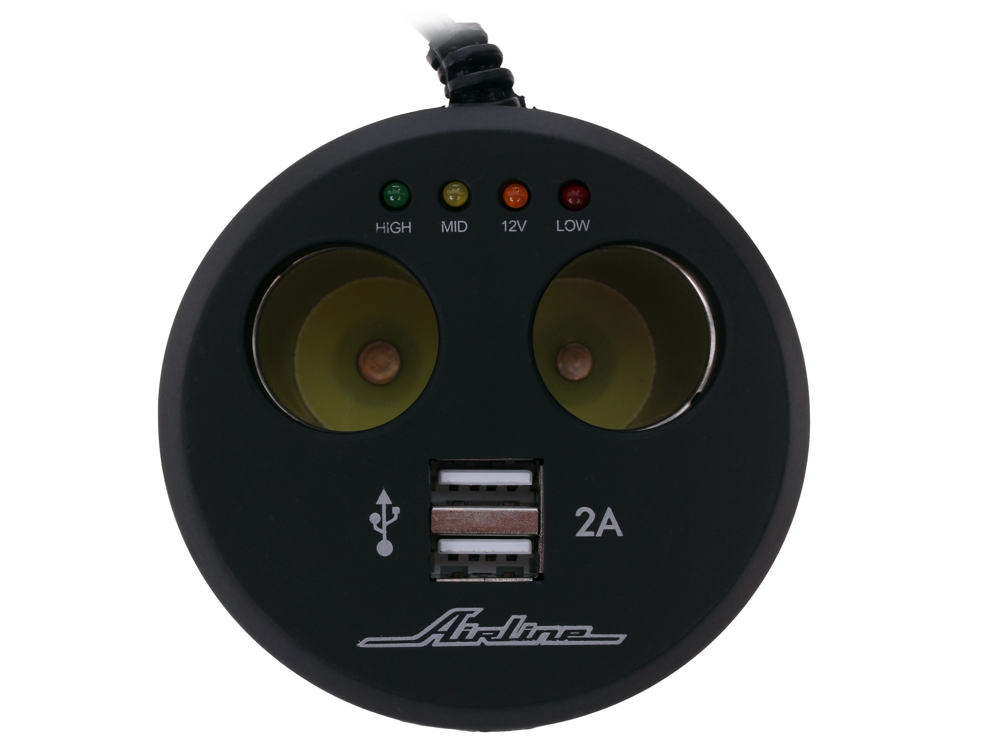 1029495 Разветвитель автоприкуривателя AIRLINE ASP-2U-12 STDN-0070256 - Вид №1