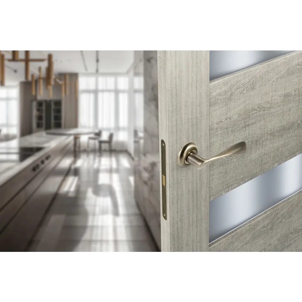 Дверная ручка EDSON EDS-14-Z01 бронзовая с эргономичным дизайном 82677948 STLM-0033858 - Вид №6