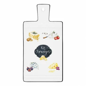 Разделочная доска фарфоровая белая "Кухня в стиле Ретро" EASY LIFE КУХНЯ В СТИЛЕ РЕТРО 00-3947026 Белый