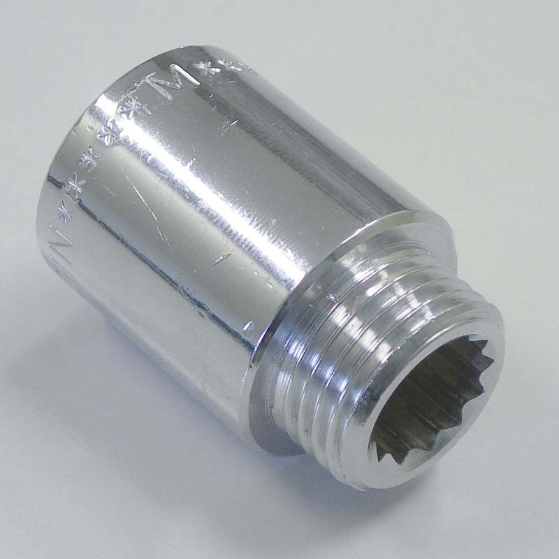 Удлинитель НВ хромированный TIEMME 1"х15мм 1500521